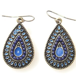 Royal raindrop earrings
